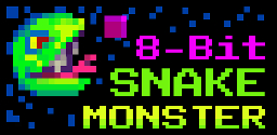 8-Bit Snake Monster Banner